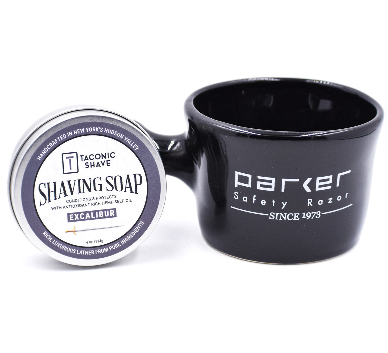 Parker Black Apothecary Shave Mug