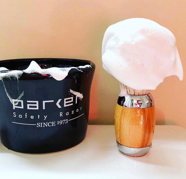 Parker Black Shave Mug